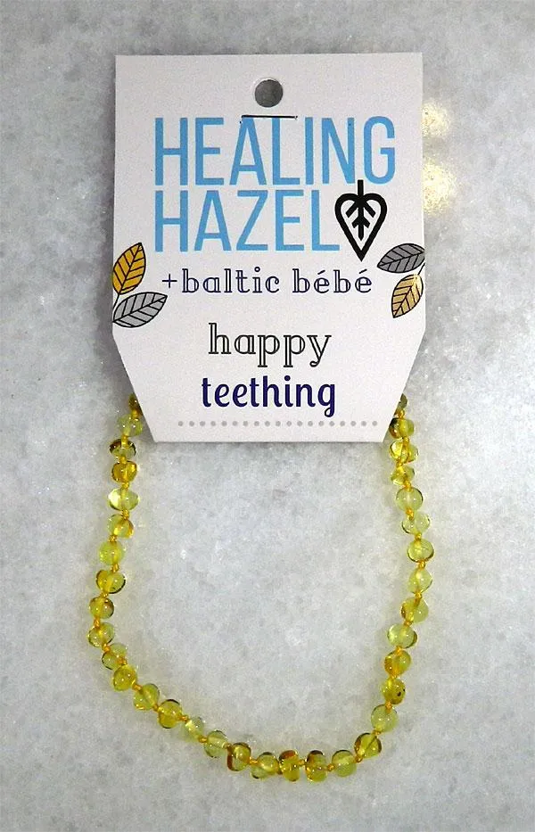 100% Certified Baltic Amber Baby Necklace Polished Honey