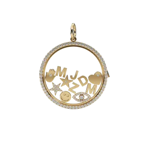 14k Floating Charm Locket