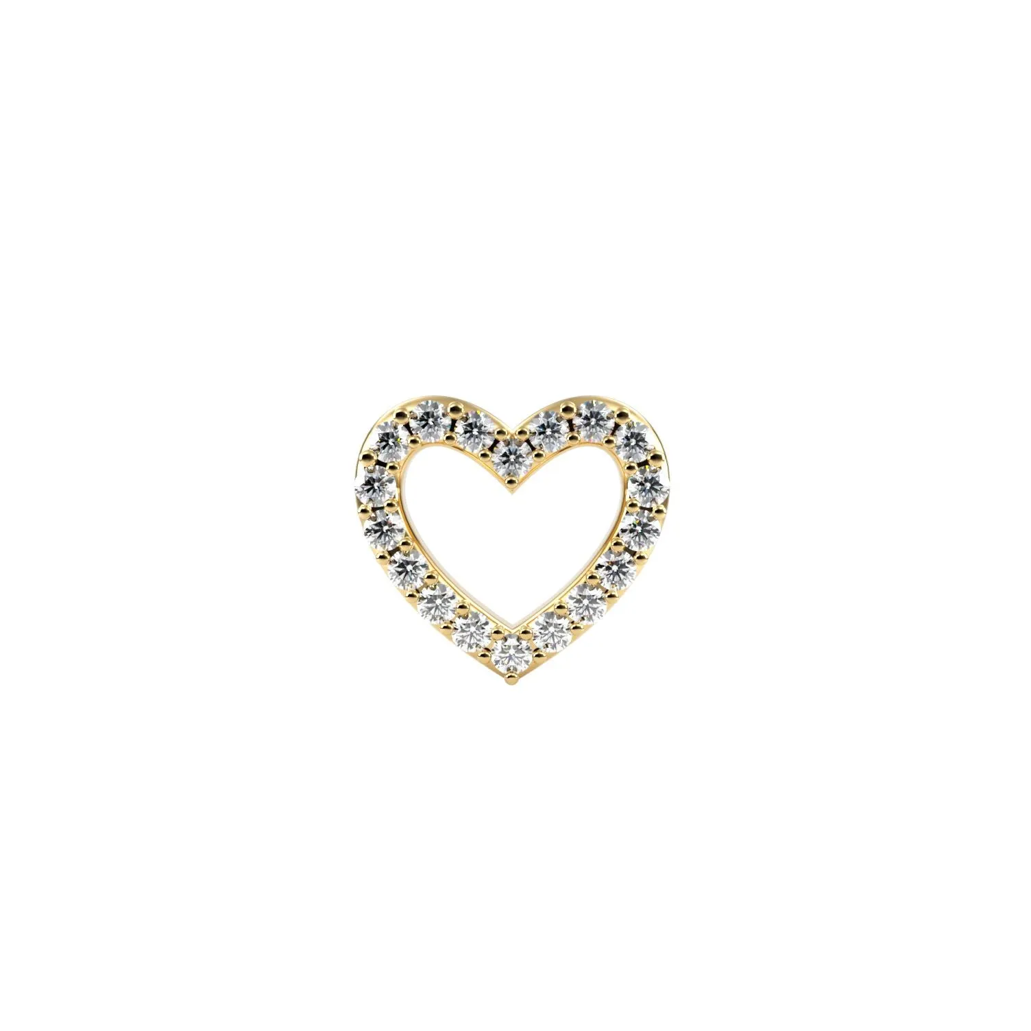 14k Floating Charm Locket
