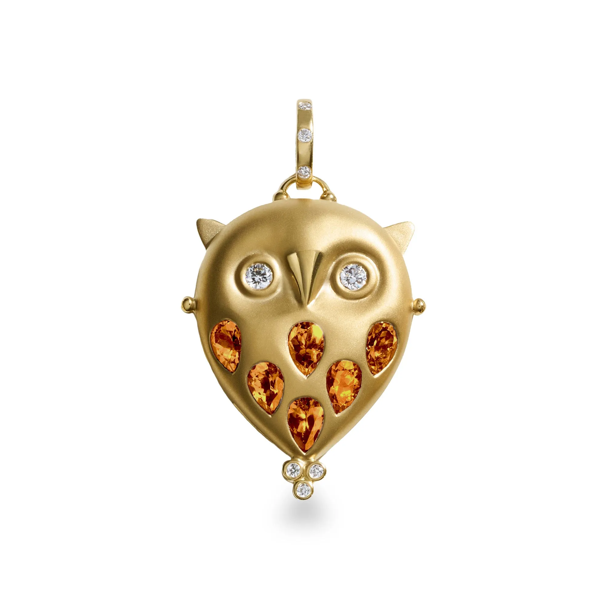 18K Owl Locket