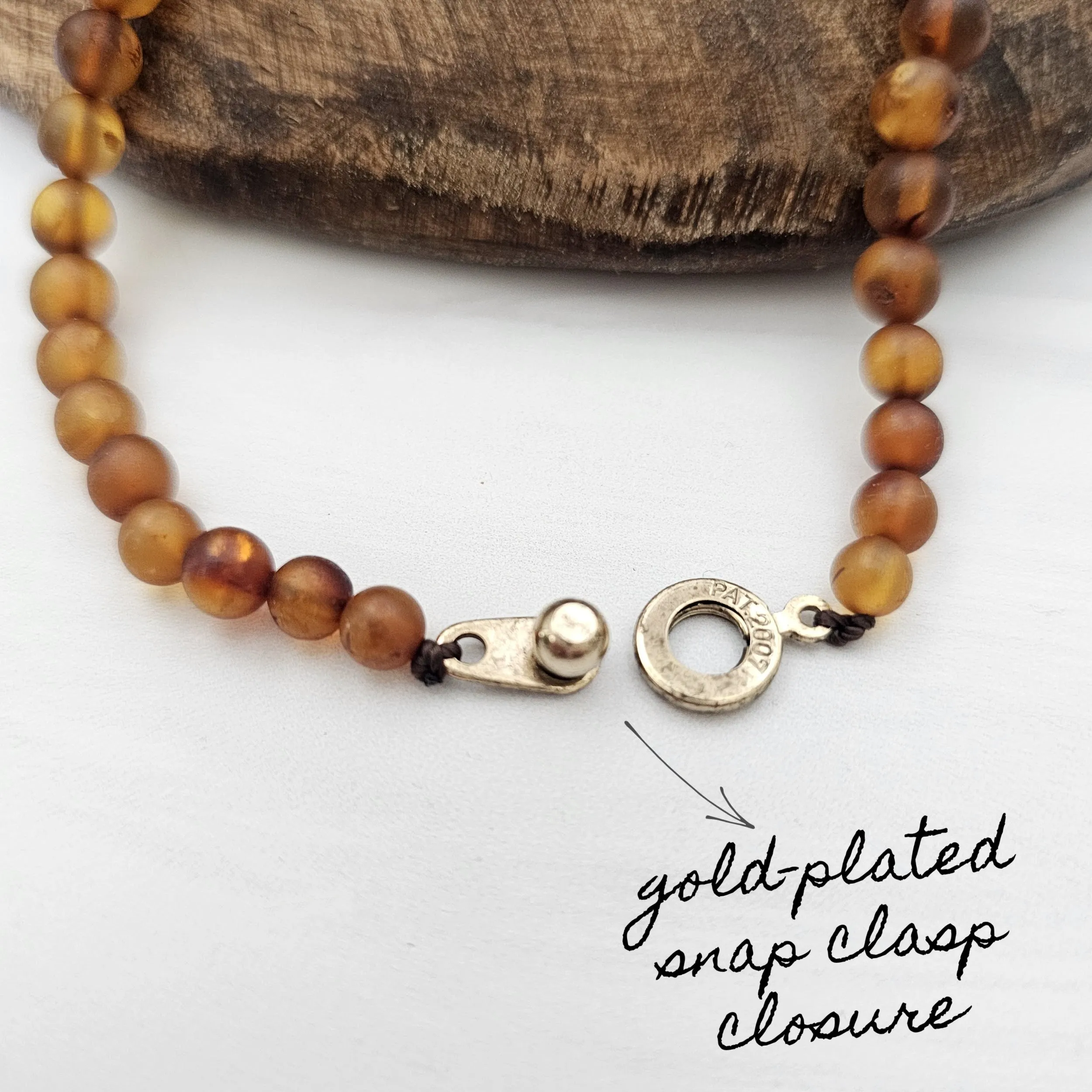 Adults | Turquoise   Raw Cognac Aromatherapy Pendant Necklace