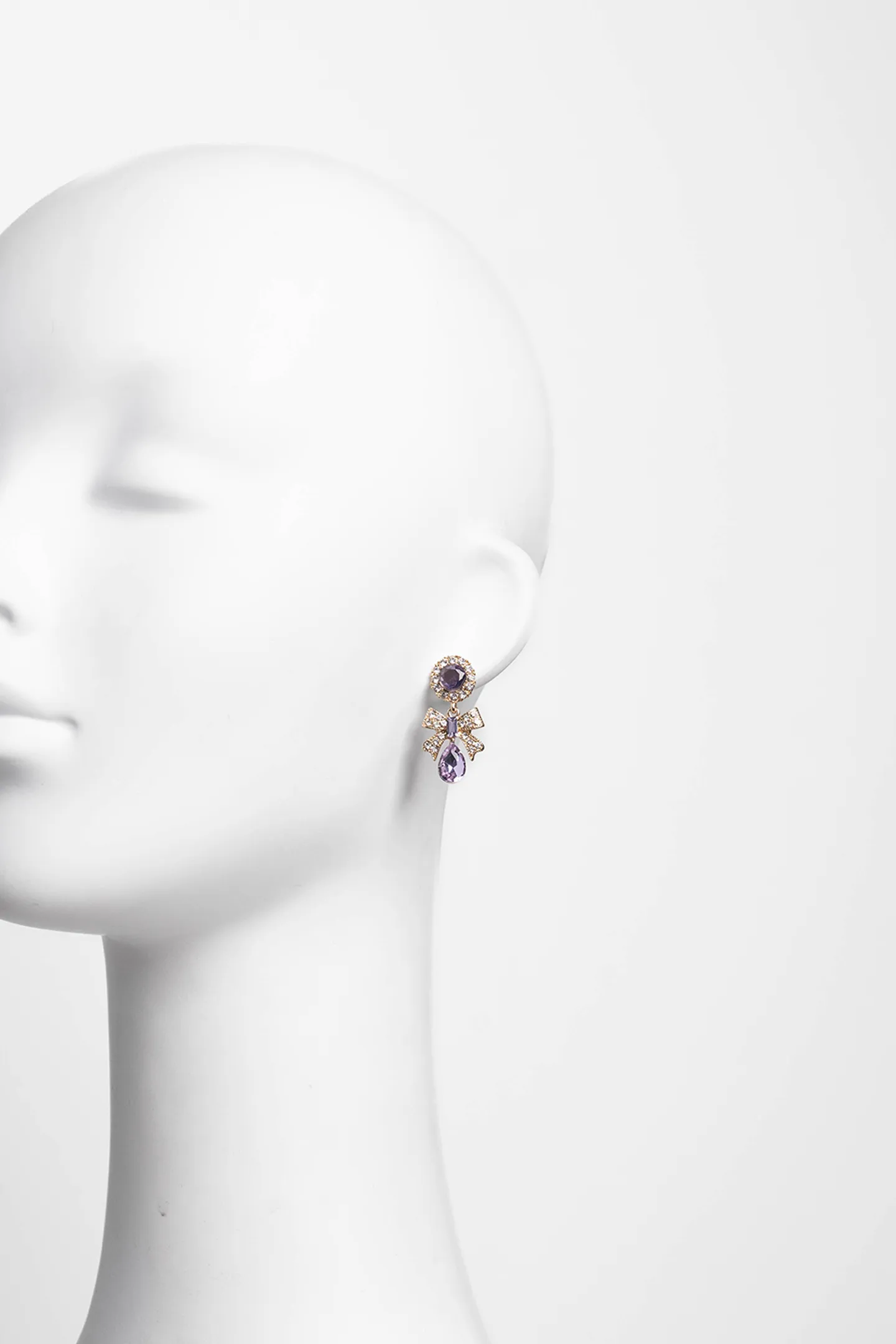 Amethyst Gemstone Drop Earrings