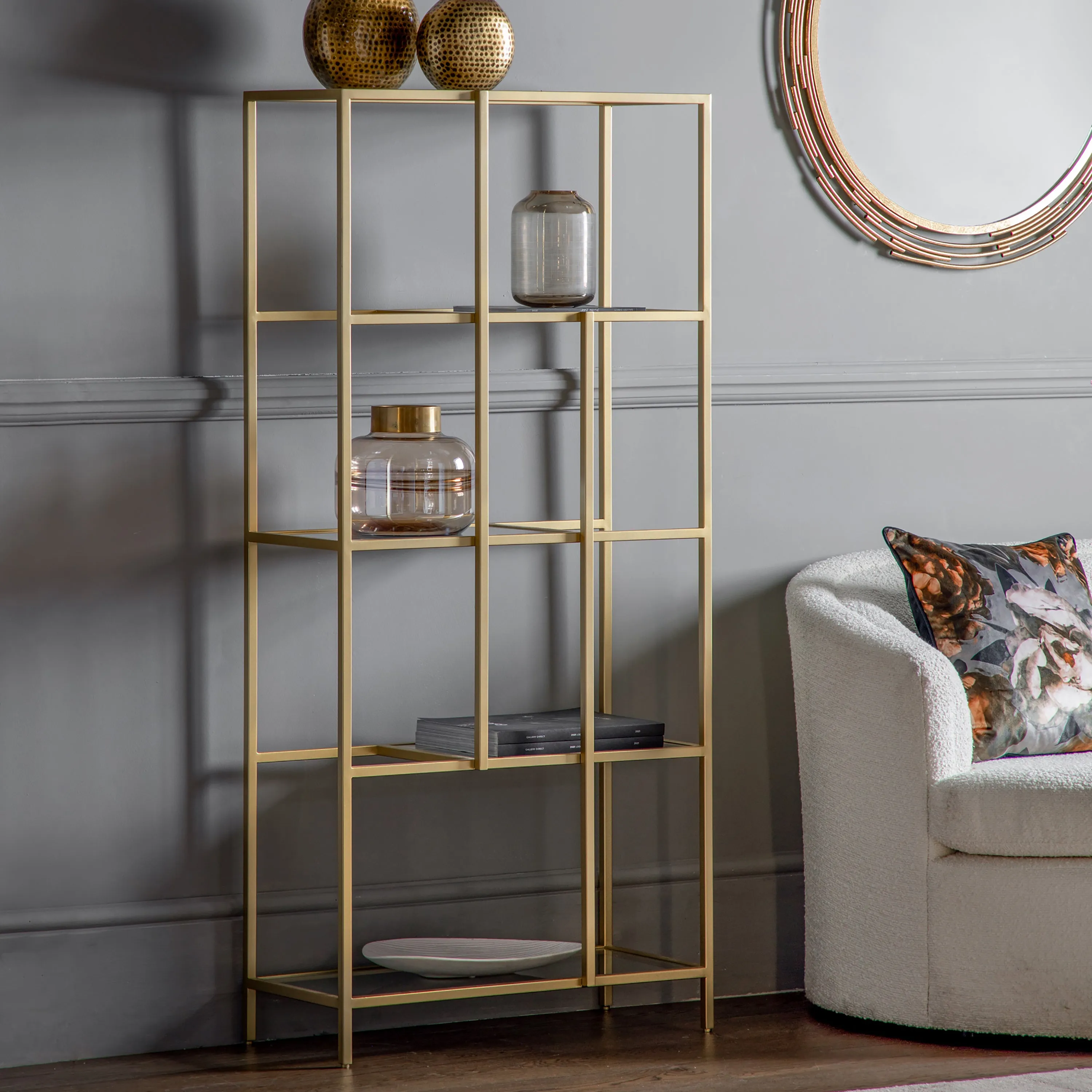 Amos Rothbury Display Unit Champagne