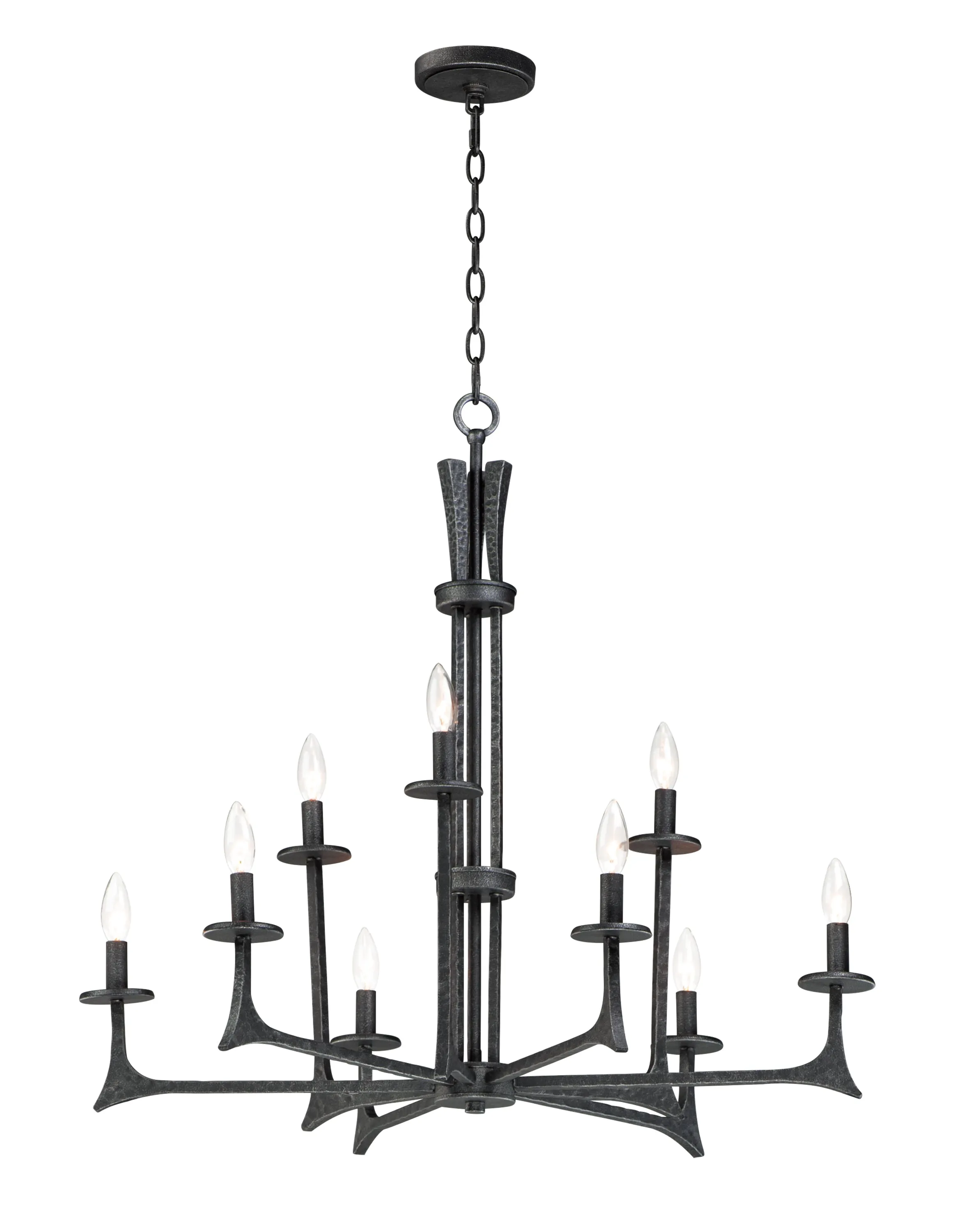 Anvil 9-Light Chandelier