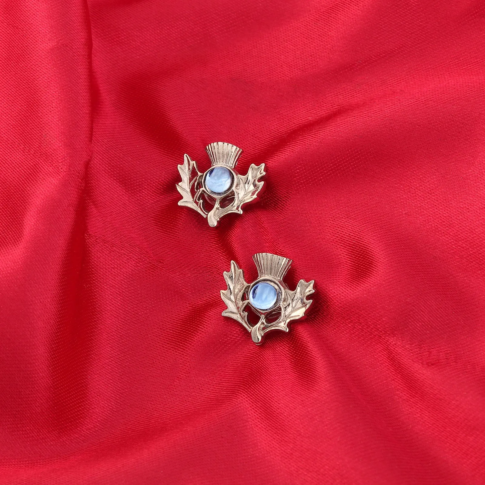 Art Pewter Thistle Earrings December