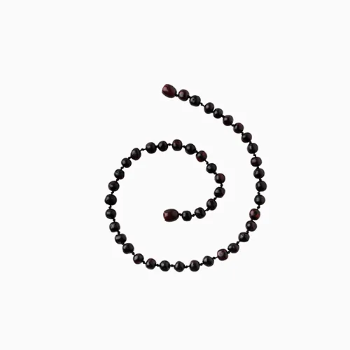 baltic amber necklace, cherry 12.5" 11m 
