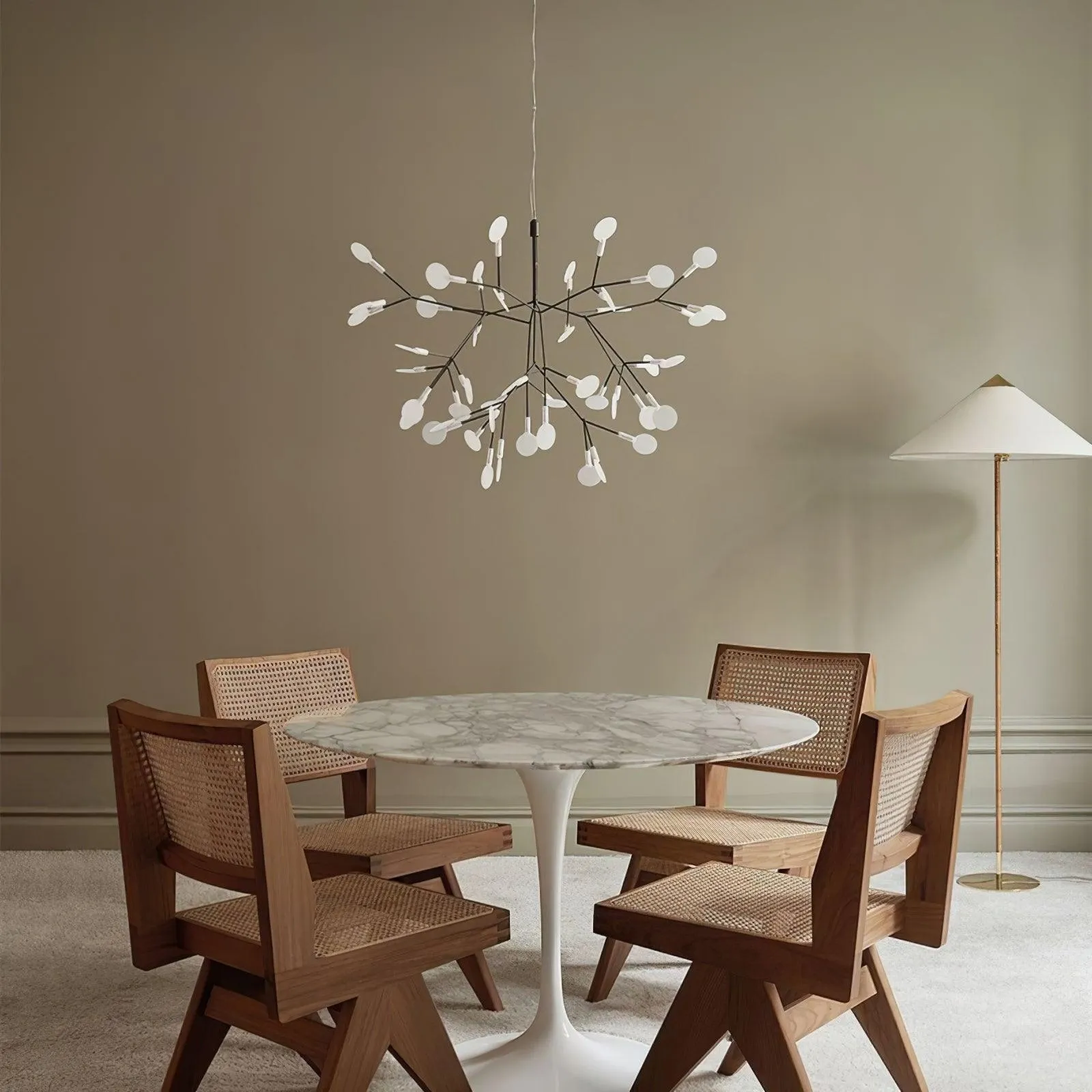 Black Firefly LED Chandelier