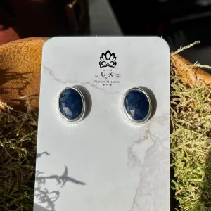 Blue Sapphire Studs
