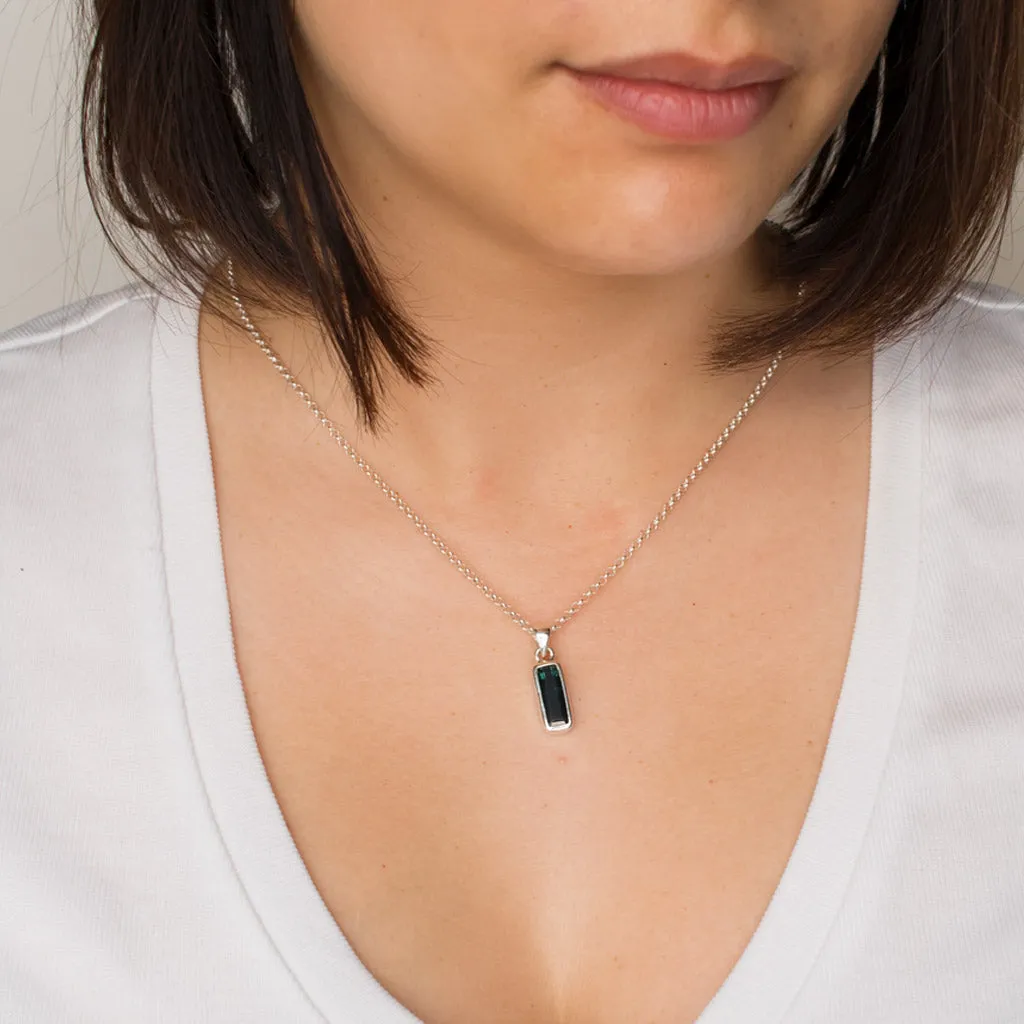 Blue Tourmaline Necklace