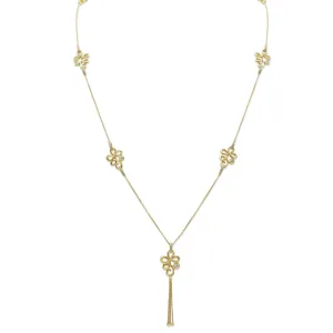 Boodles Antiquities Design Long Necklace - 18ct Yellow Gold