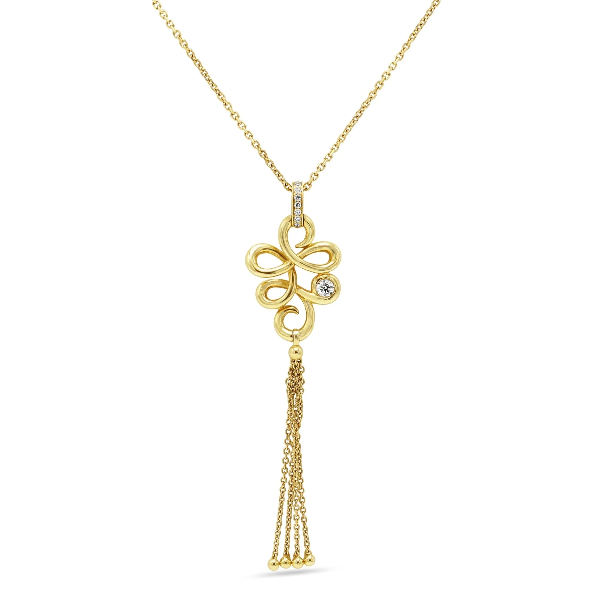 Boodles Antiquities Design Long Necklace - 18ct Yellow Gold