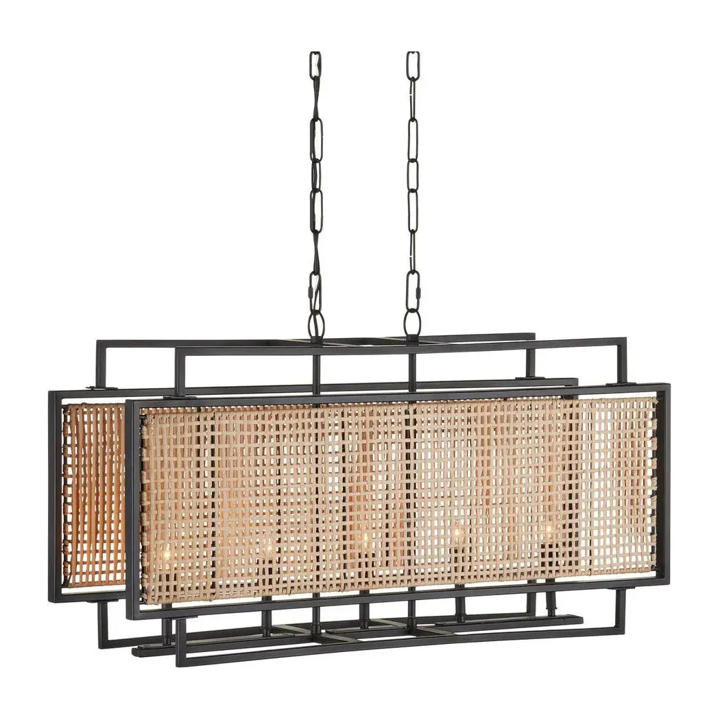 Boswell Rattan Chandelier