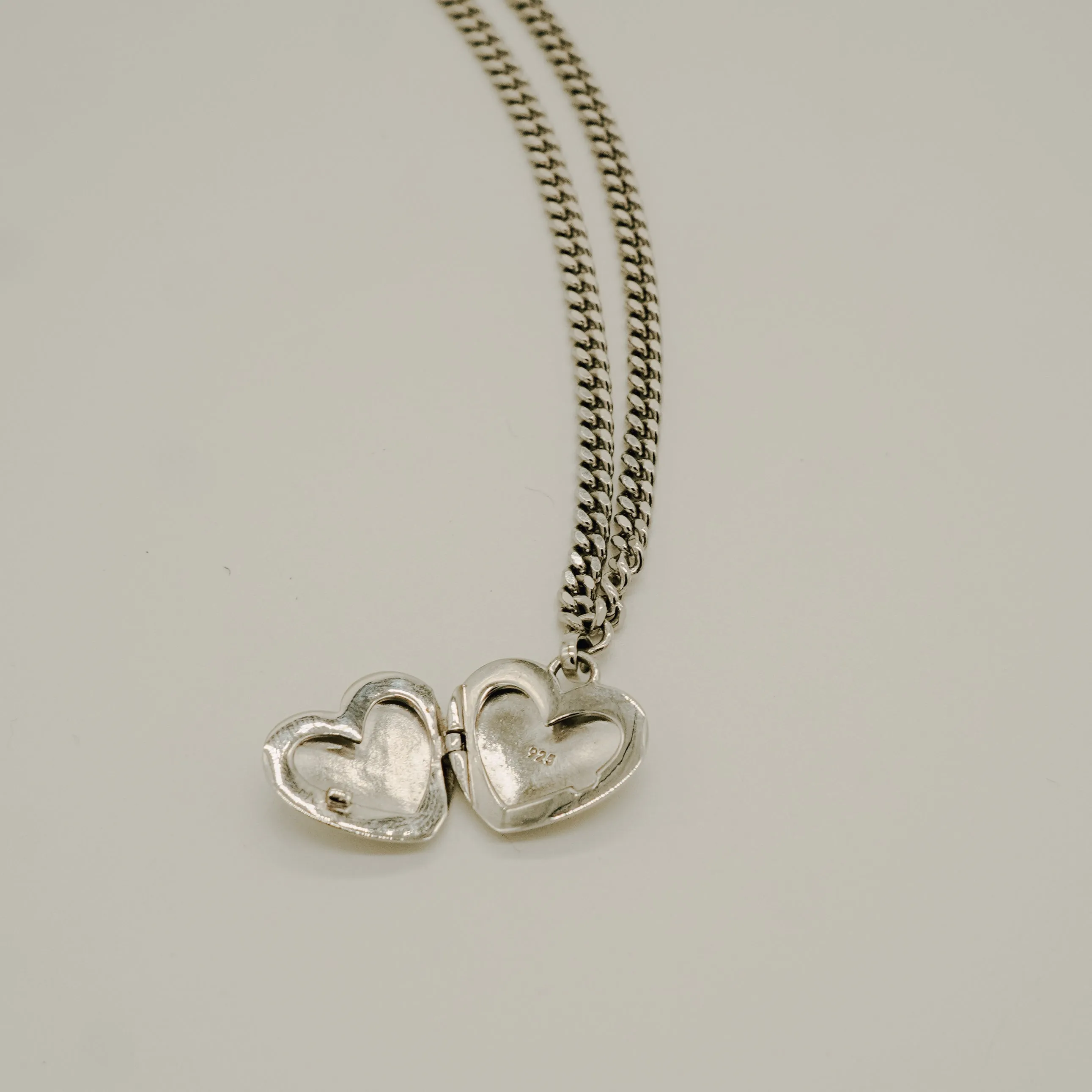 Bowie Heart Locket 925 Recycled Sterling Silver