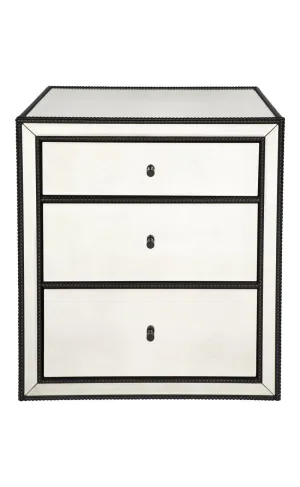 Brentwood 3 Drawer Bedside Table