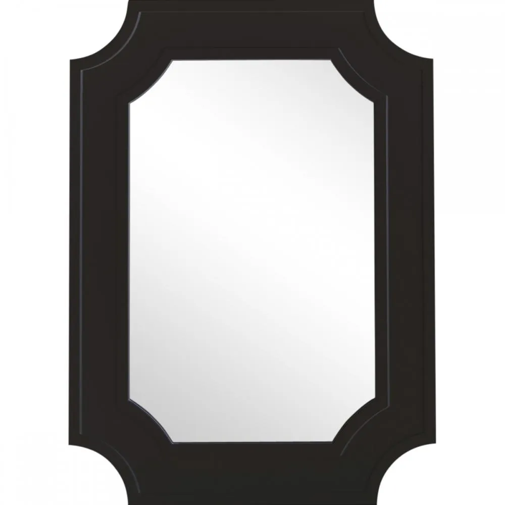 Bungalow Wall Mirror - Black