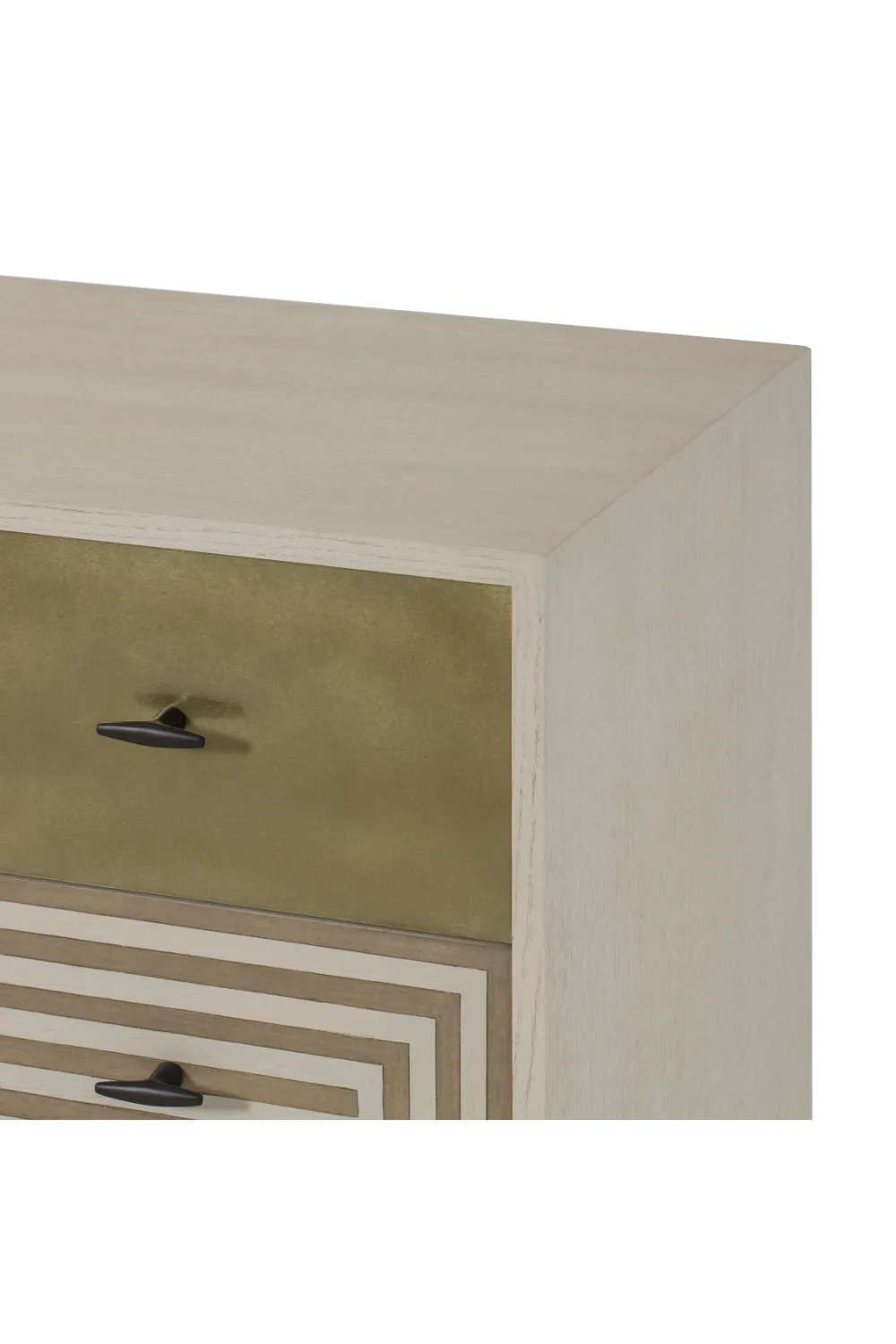 Burnished Brass Three Drawer Chest | Andrew Martin Maria