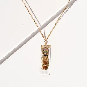 Chakra Selenite on Farrah Necklace