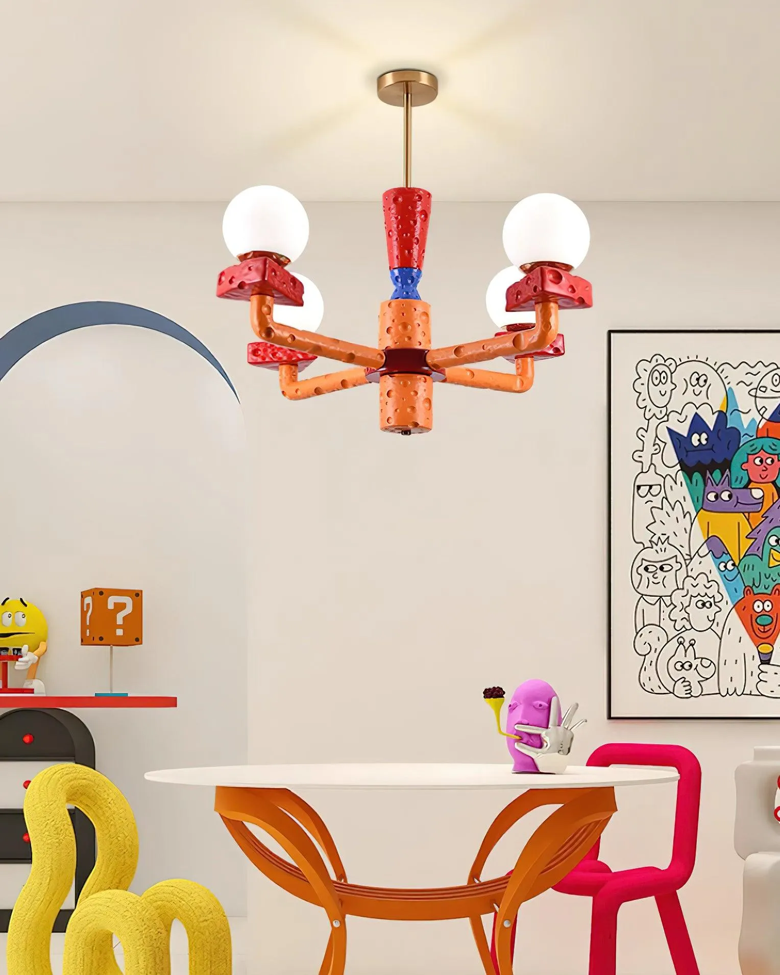 Cheese Chandelier