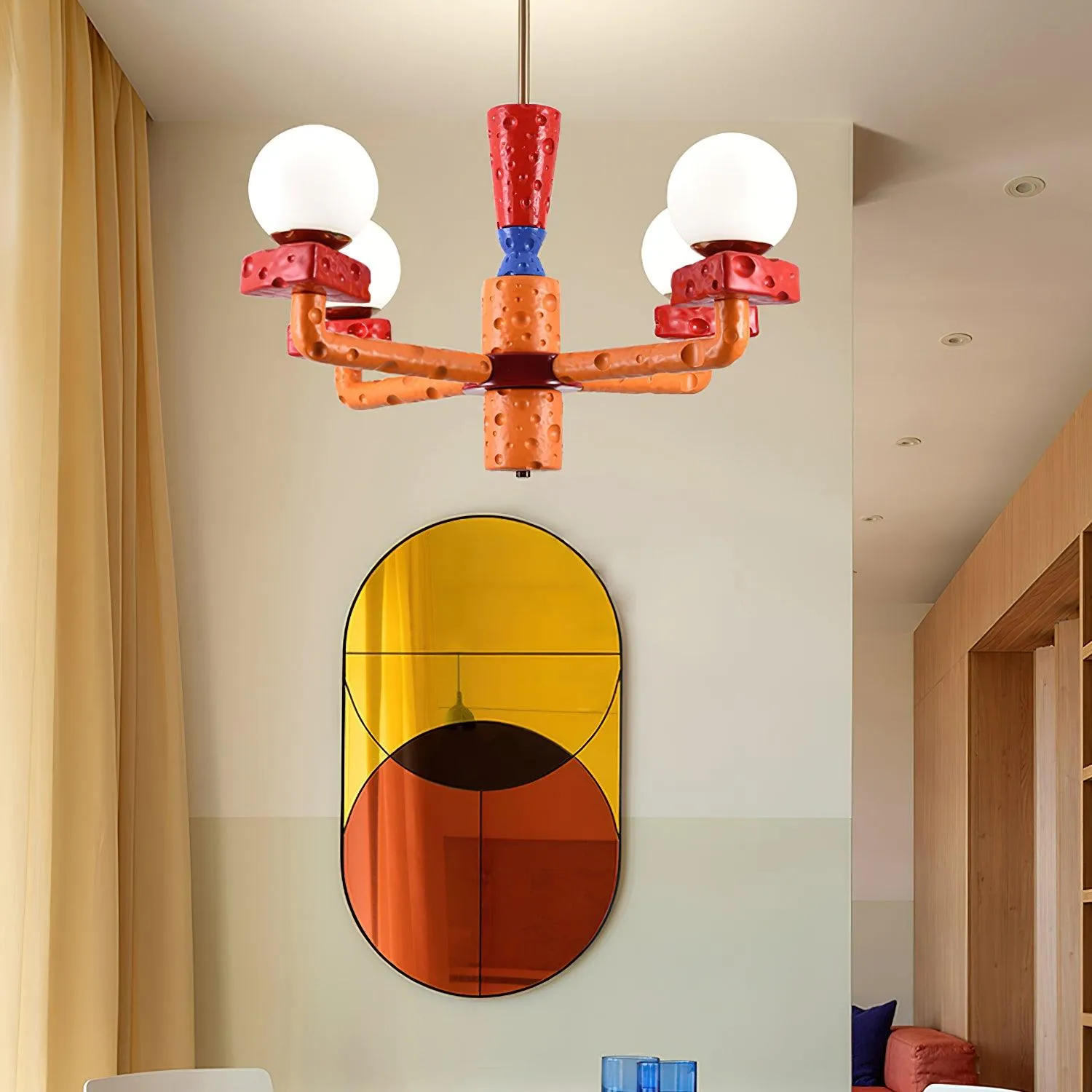 Cheese Chandelier