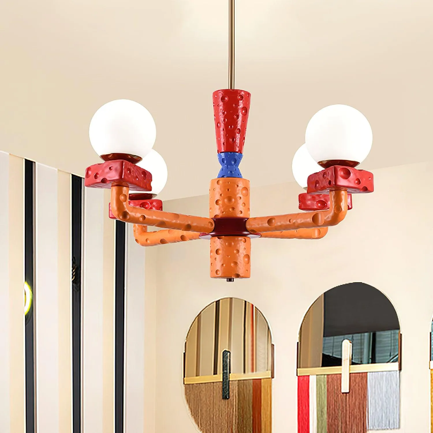 Cheese Chandelier