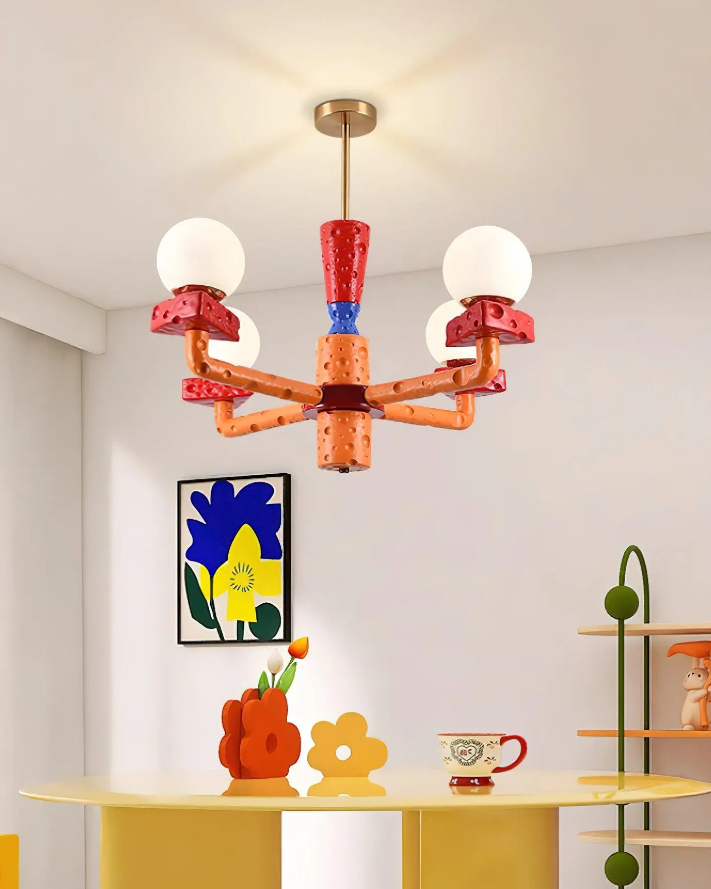 Cheese Chandelier