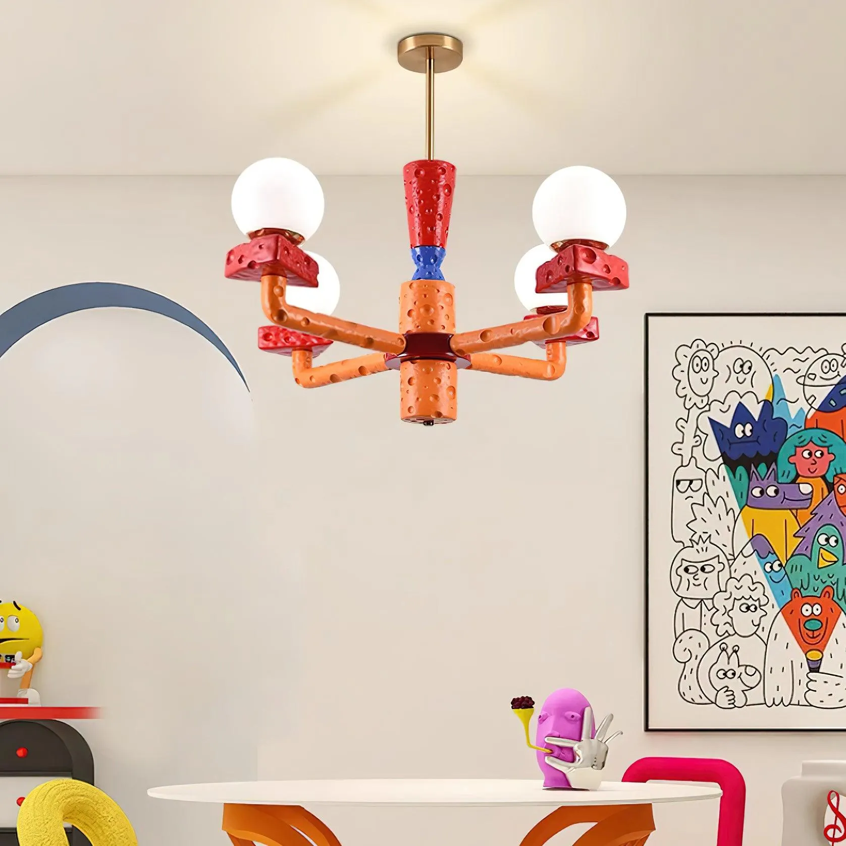 Cheese Chandelier