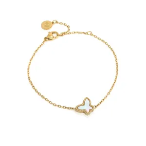 Children's Reversible Butterfly Bracelet - Black & White