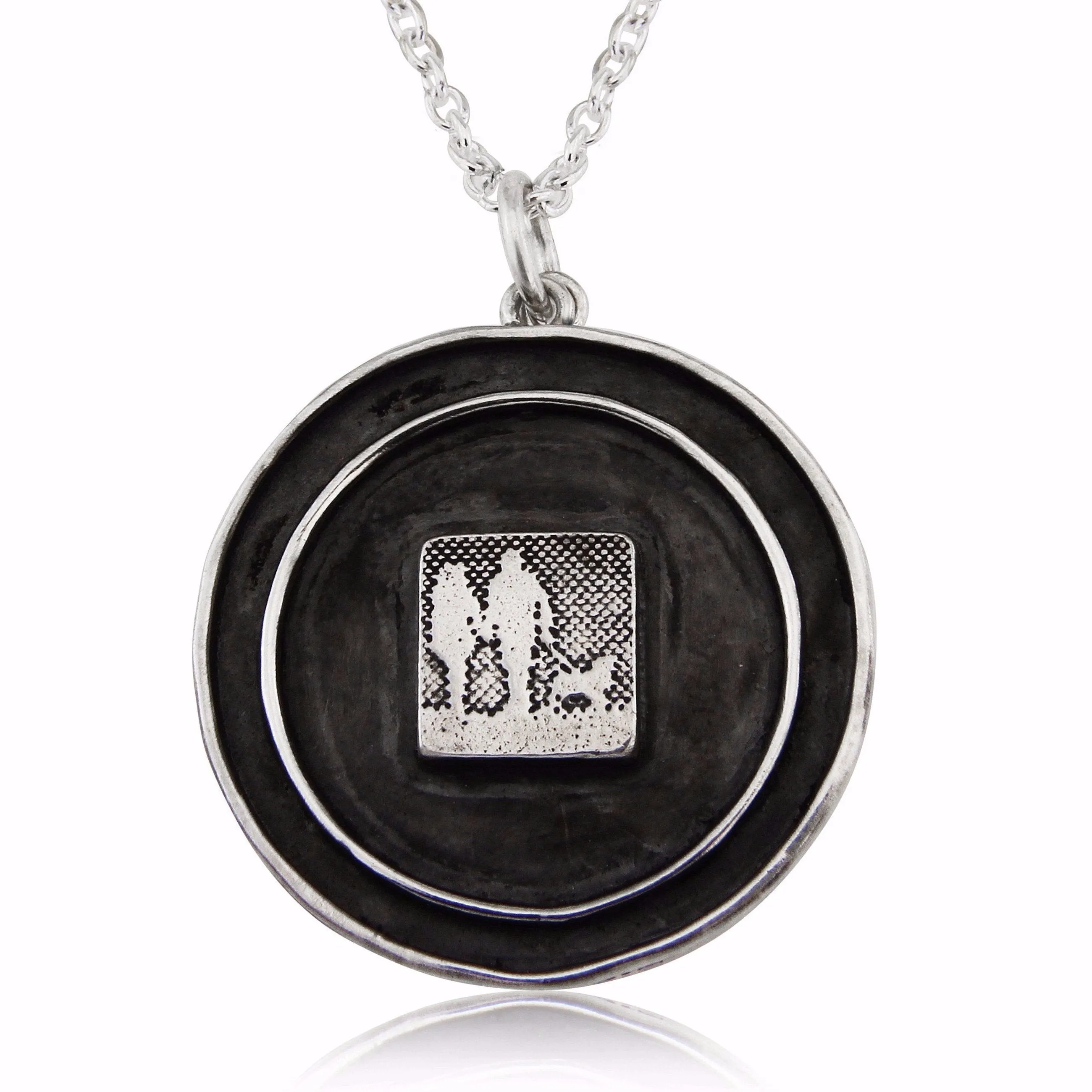 Couple & Dog Locket Lovers Necklace