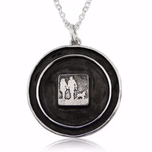Couple & Dog Locket Lovers Necklace