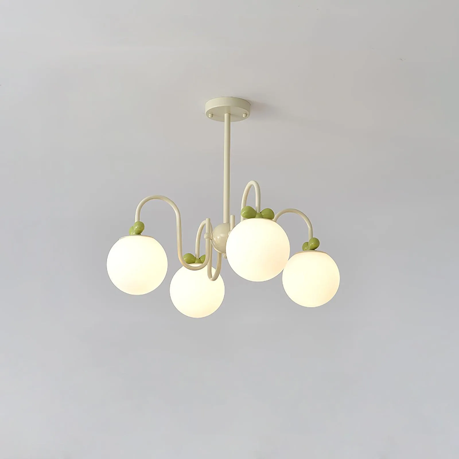 Cream Cherry Chandelier