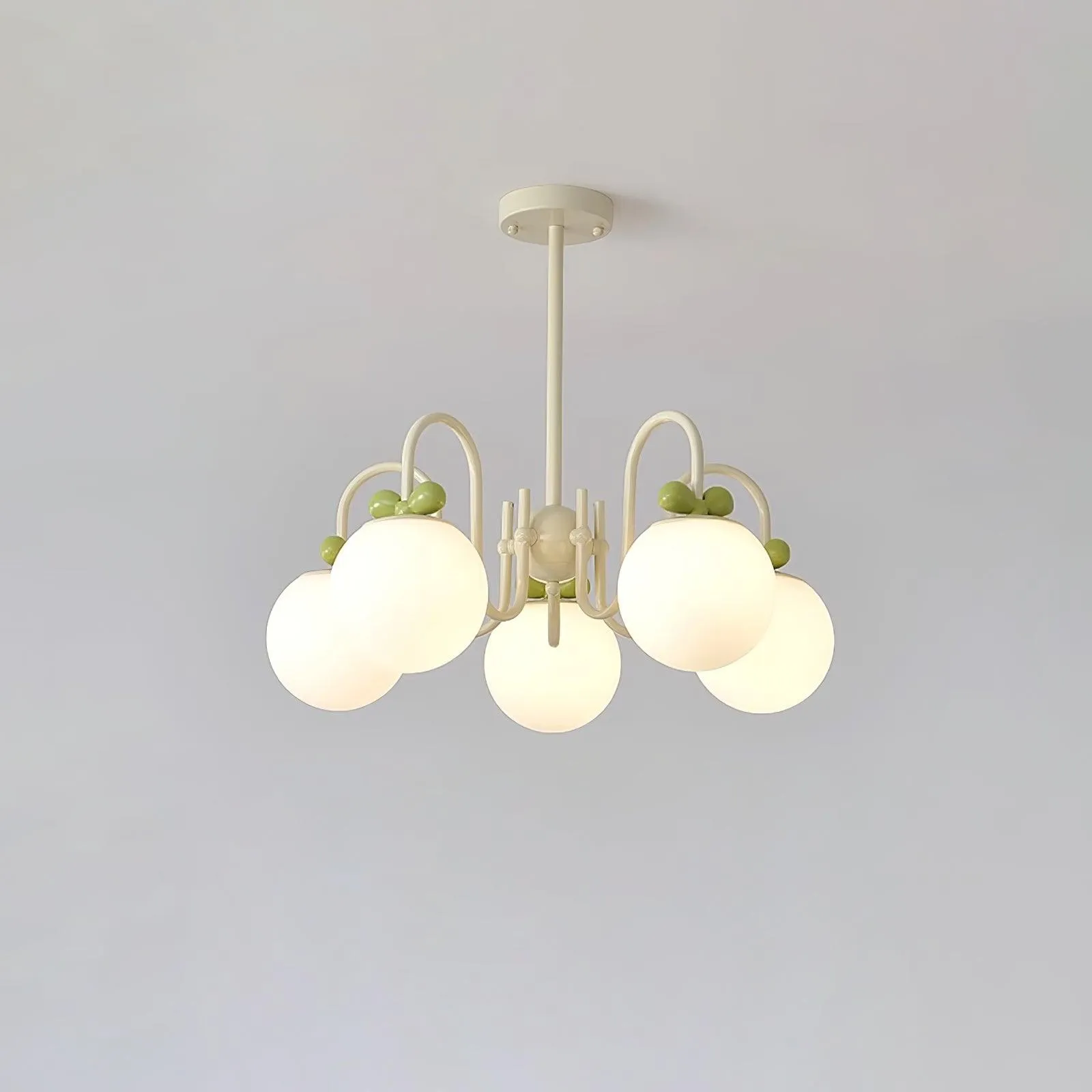 Cream Cherry Chandelier