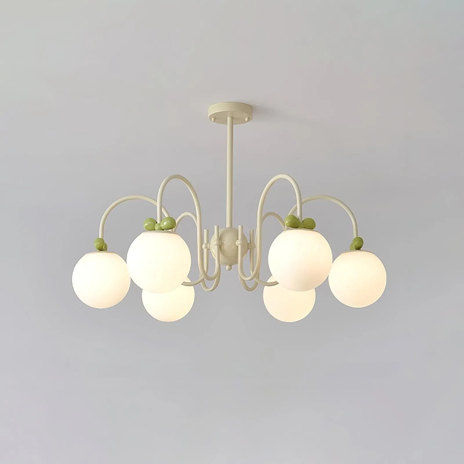 Cream Cherry Chandelier