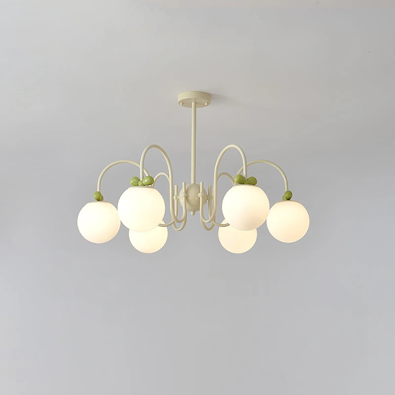 Cream Cherry Chandelier