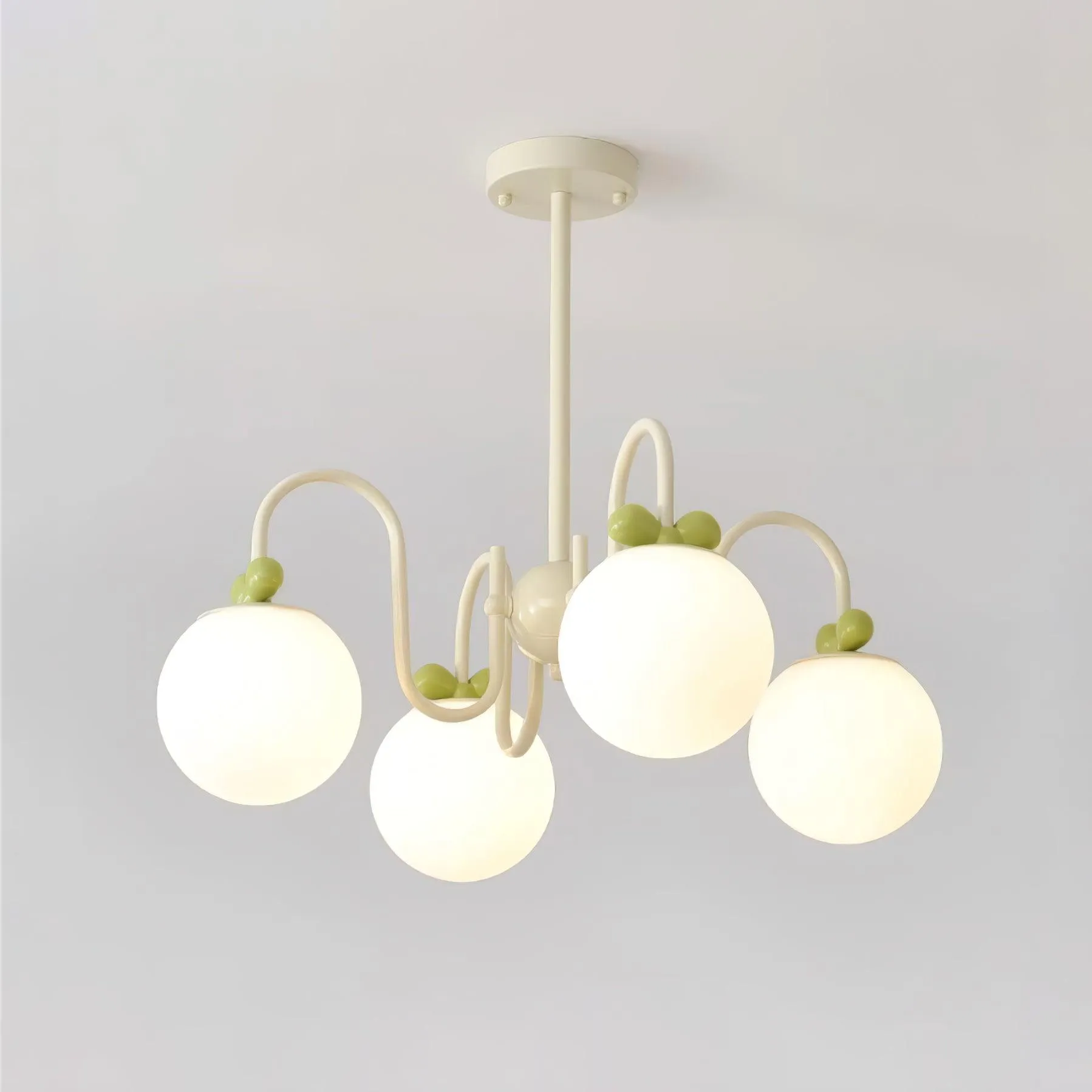 Cream Cherry Chandelier