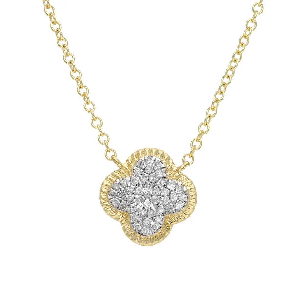 Diamond Clover Necklace