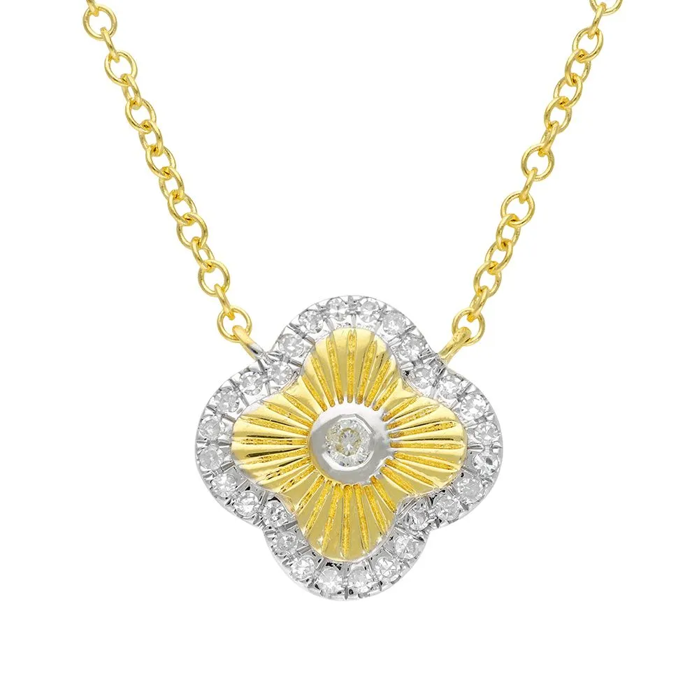 Diamond Clover Necklace