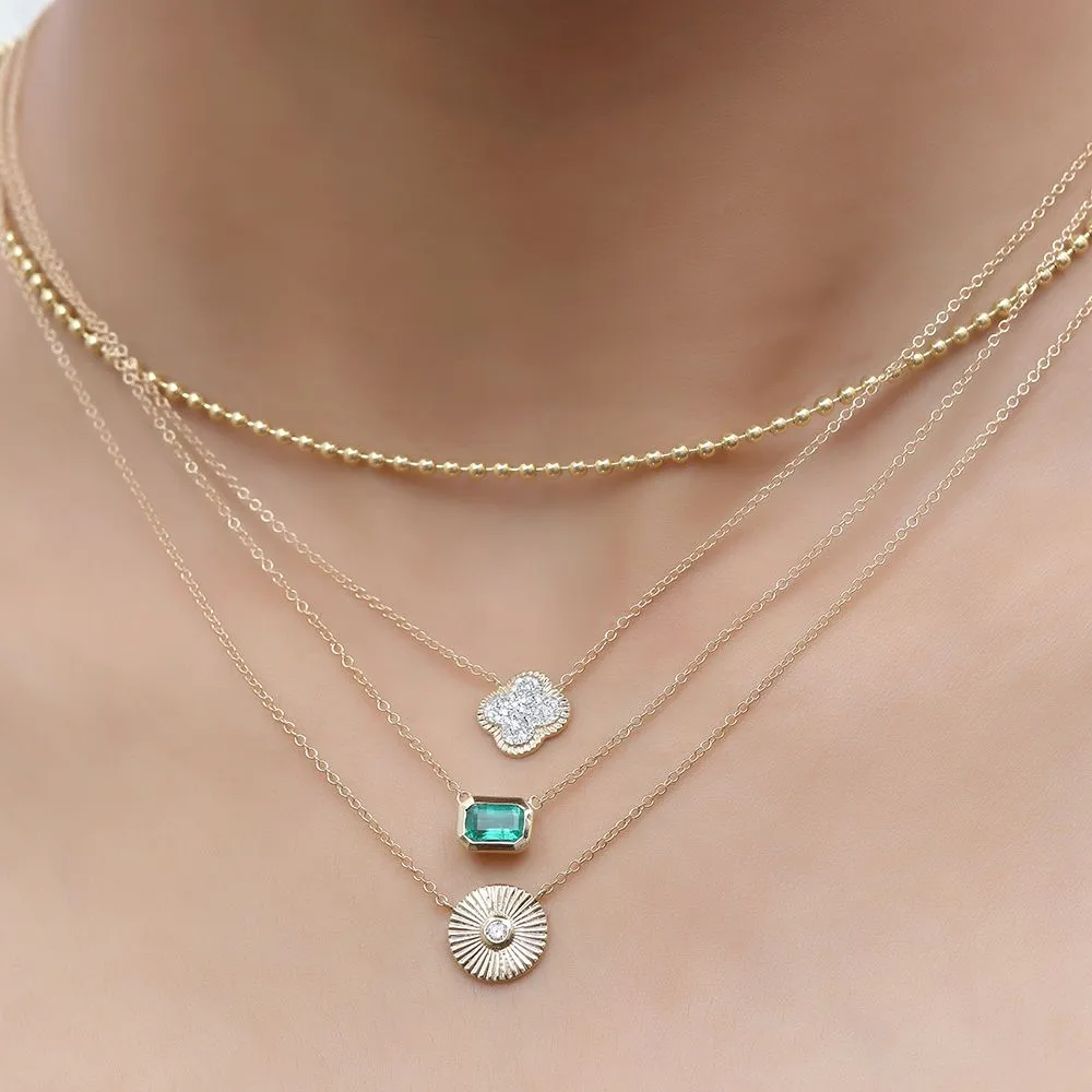 Diamond Clover Necklace