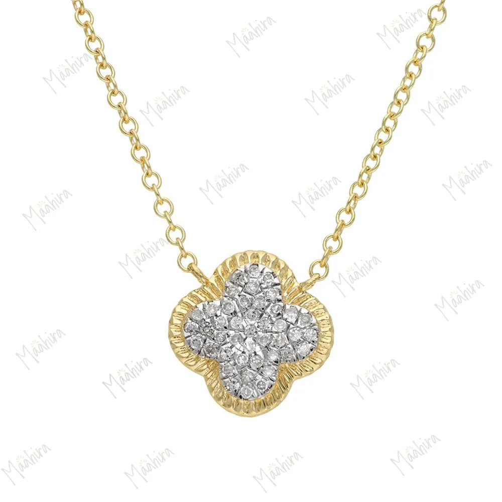 Diamond Clover Necklace