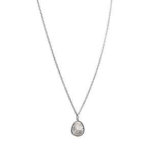 diamond slice necklace