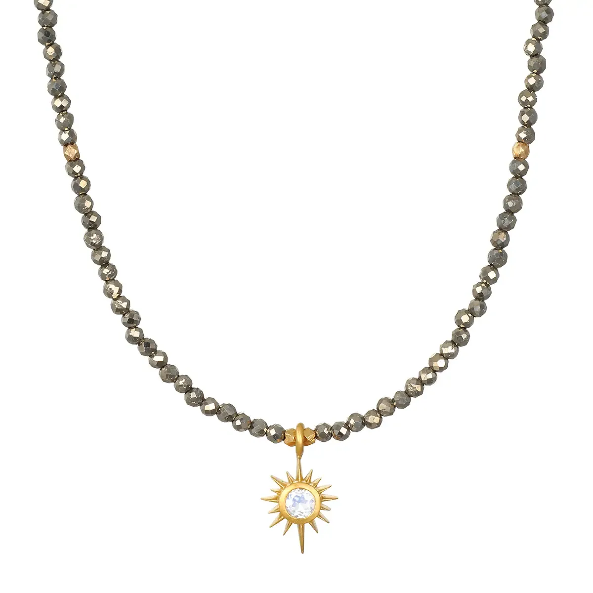 Dreams of Prosperity Pyrite Necklace