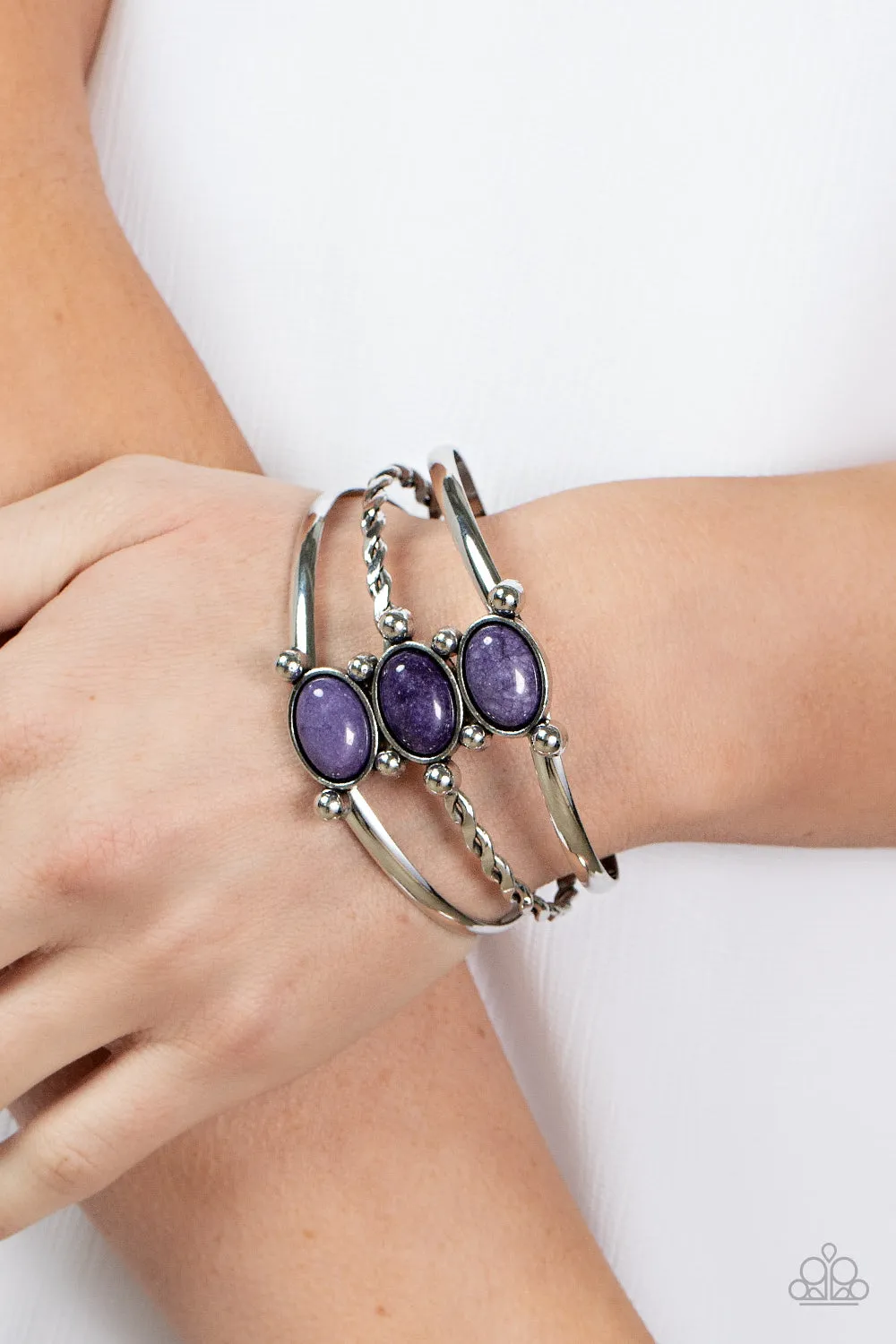 Extra Earthy - Purple Cuff