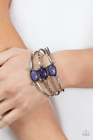 Extra Earthy - Purple Cuff