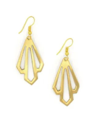 Fair Anita: Illuminate Earrings - Brass