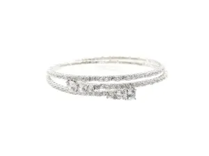 Fiorella - Modern Crystal Bridal Bangle Bracelet