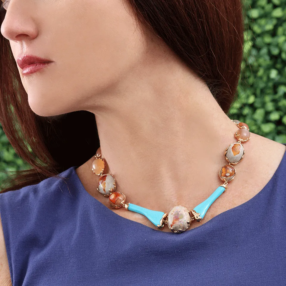 Fire Opal Necklace