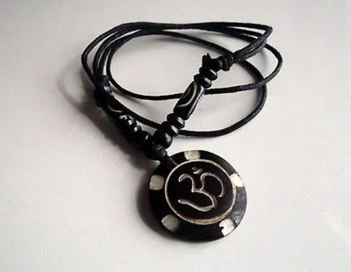 Five Elements Om Bone Pendants