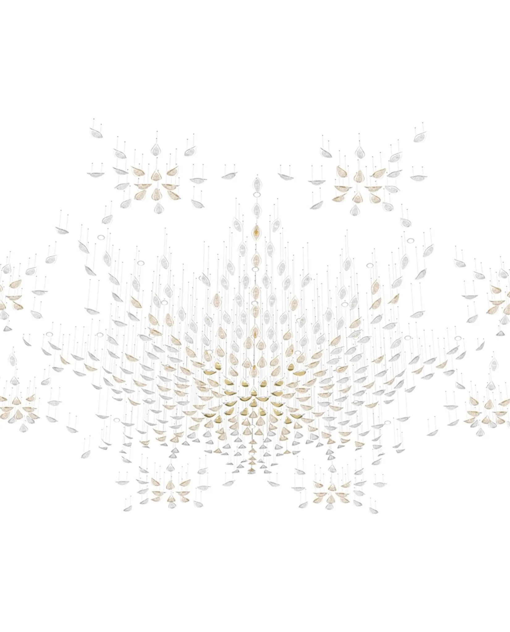 Floating Leaves Chandelier