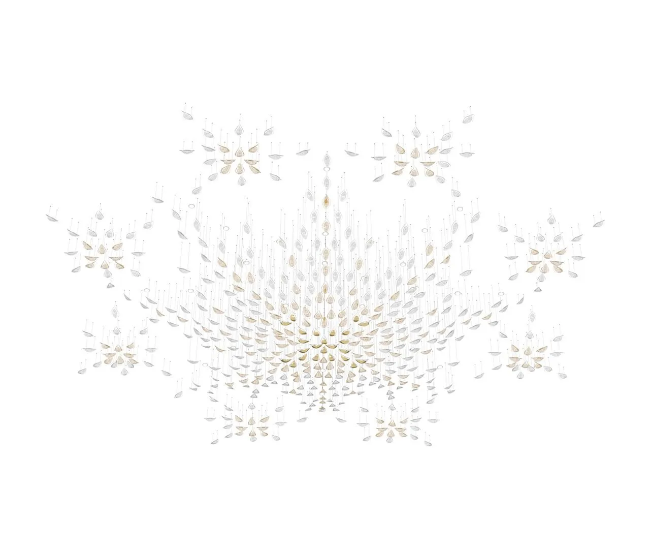 Floating Leaves Chandelier