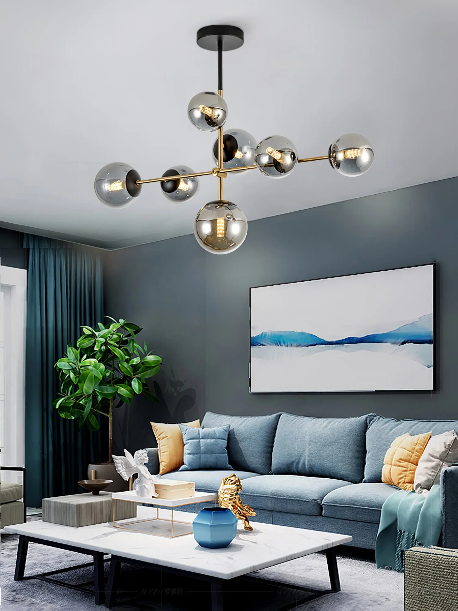 Fulesi Globe Chandelier