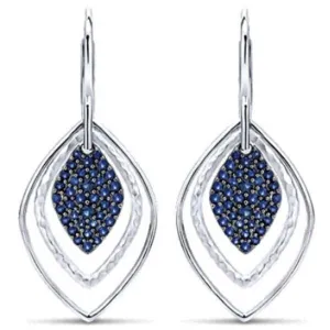 Gabriel & Co. Sterling Silver & Gemstone Fashion Teardrop Earrings
